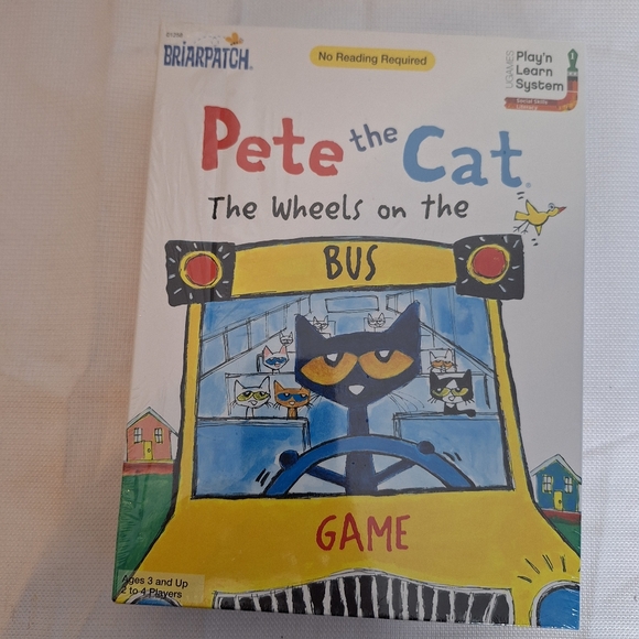 Pete the Cat brand " The Wheels on the Bus" Play and learning board game. - Picture 5 of 5